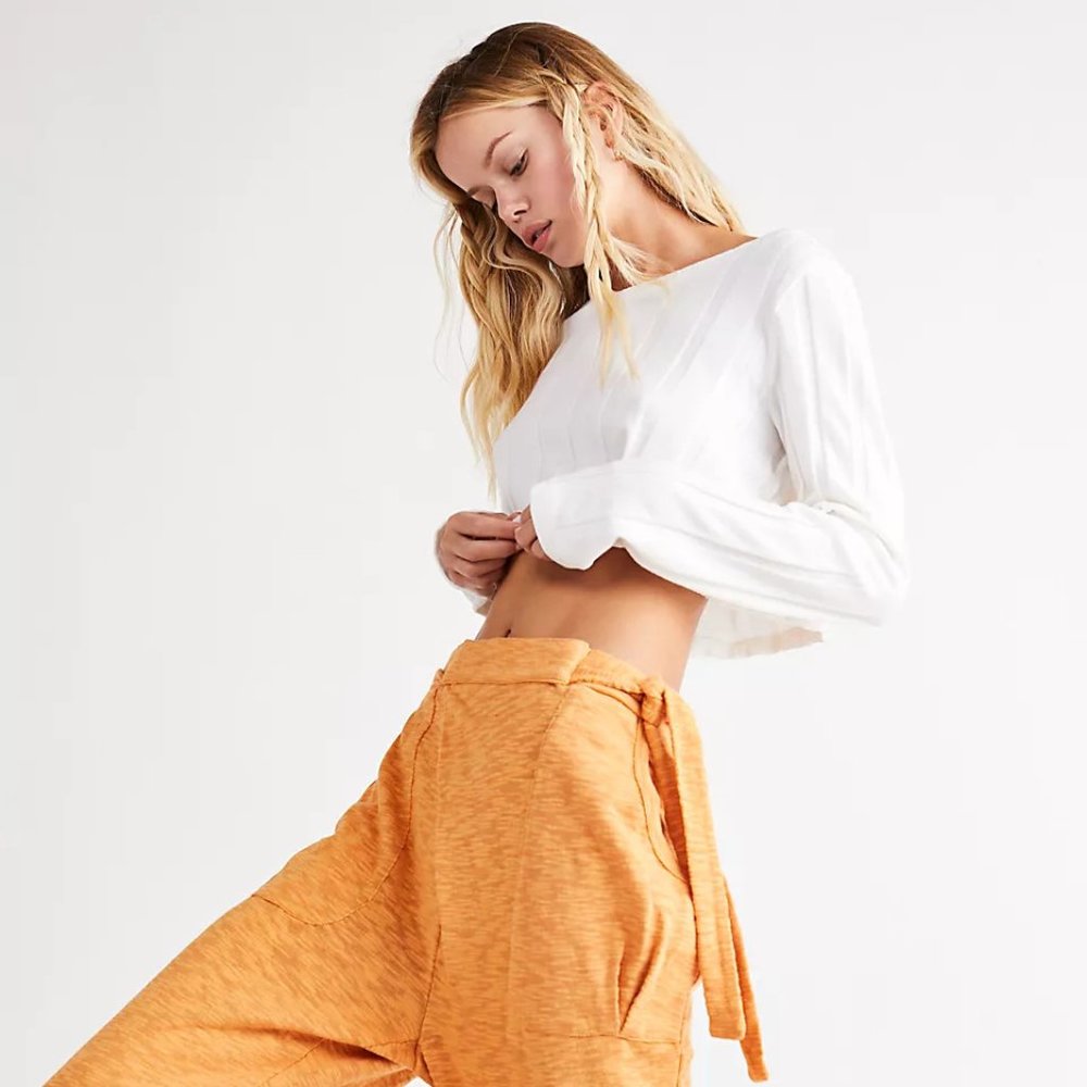 FREE PEOPLE  Crop Top and Pants   (TY LOUNGE SET)